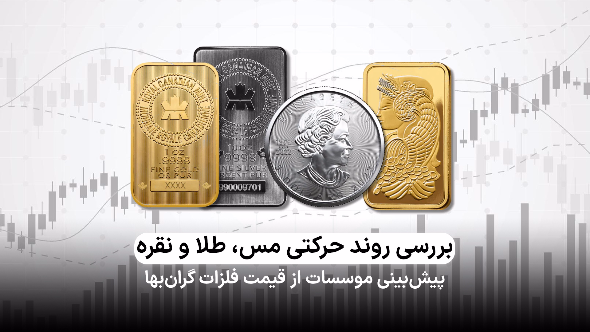 پیش‌بینی مؤسسات از قیمت فلزات گران‌بها در آینده