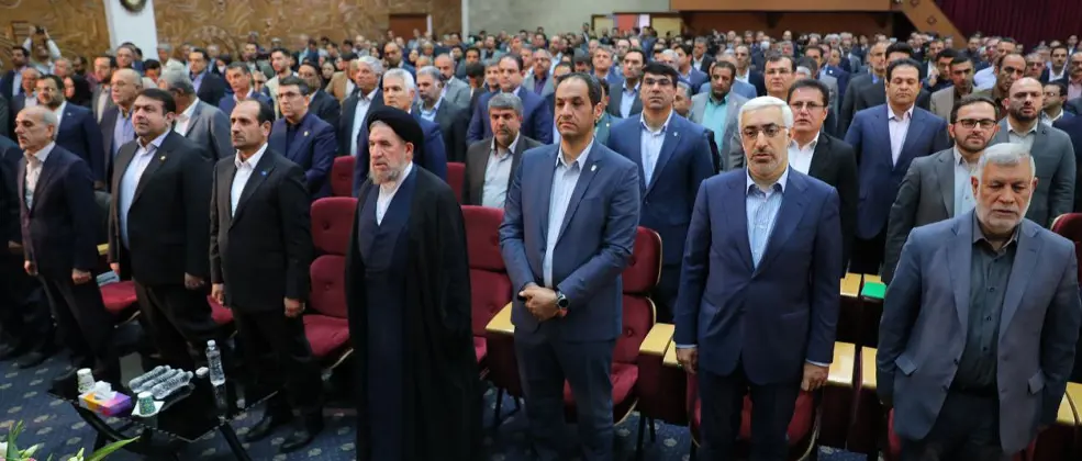 مراسم افتتاحیه پانزدهمین نمایشگاه بین‌المللی صنعت مالی برگزار شد